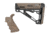 Hogue AR15/M16 Kit, Beavertail Grip and OverMold Collapsible Buttstock, Rifle, Rubber, Tan, 15956