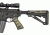 HOGUE AR15 / M16 No Finger Groove Smooth G10, G-Mascus Green 13168