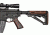 HOGUE AR15 / M16 No Finger Groove Smooth G10, G-Mascus Red Lava 13669