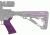 HOGUE AR15/M16 Rubber Grip Beavertail w/ No Finger Grooves Purple 15036