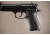 Hogue Beretta 92 Checkered Aluminum - Brushed Gloss Black Anodized 92176