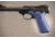 Hogue Browning Buckmark Checkered Aluminum - Matte Blue Anodized 72173