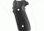 Hogue Checkered G-10 Black Grip 28179