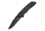 Hogue Deka Folding Knife, 3.25 in CPM MagnaCut Stainless Steel Clip Point Blade, Black Cerakote, Black Glass Fiber Reinforced Polymer Handle, 24376