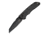 Hogue Deka Folding Knife, 3.25 in CPM MagnaCut Stainless Steel Wharncliffe Blade, Black Cerakote, Black Glass Fiber Reinforced Polymer Handle, 24366