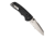 Hogue Deka Folding Knife, 3.25 in CPM MagnaCut Stainless Steel Wharncliffe Blade, Stone Tumbled, Black Glass Fiber Reinforced Polymer Handle, 24369