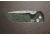 Hogue EX-01 3.5in Tactical Folder Drop Point Blade Tumble Finish G-10 Frame - G-Mascus Green 34178