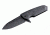 Hogue EX-02 3.75in. Tactical Folding Knife, Spear Point Blade, Flipper Brushed G-10 Frame, G-Mascus Black Gray 34219