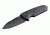 Hogue EX-02 3.75in. Tactical Folding Knife Spear Point Blade Thumb Stud Brushed Finish G-10 Frame, G-Mascus Black Gray 34259