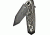Hogue EX-02 3.75in. Tactical Folding Knife Tanto Blade Flipper Brushed G-10 Frame, G-Mascus Green 34208