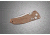 Hogue EX-03 3.5in Folder Drop Point Blade Tumble Finish Polymer Frame - Matte Brown 34373