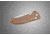 Hogue EX-03 3.5in Folder Tanto Blade Tumble Finish Polymer Frame - Matte Brown 34363