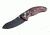 Hogue EX-04 4in Folder Upswept Blade Black Finish G-10 Frame - G-Mascus Red Lava 34452