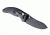 Hogue EX-04 4in Folder Upswept Blade Black Finish G-10 Frame - Solid Black 34450