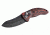 Hogue EX-A04 3.5in. Auto Folder Upswept Blade Black Finish G-10 Frame, G-Mascus Red Lava 34432