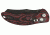 Hogue EX-A04 3.5in. Auto Folder Wharncliffe Blade Black Finish G-10 Frame, G-Mascus Red Lava 34422
