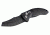 Hogue EX-A04 3.5in. Auto Folder Wharncliffe Blade Black Finish G-10 Frame, Solid Black 34420