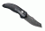 Hogue EX-A04 Sig Tactical Automatic Folding Knife, 3.5in, Wharncliffe Blade, Grey PVD, G-10 Frame Solid Black/Black Sig Medallion, 36422