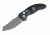 Hogue EX-A04 Sig Tactical Automatic Folding Knife, 3.5in, Wharncliffe Blade, Grey PVD, G-10 Frame Solid Black/Black Sig Medallion, 36422