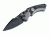 Hogue EX-A05 Sig Tactical Automatic Folding Knife, 3.5in, Spear Point Blade, Black Finish, Grey Aluminum/Black G10 Frame, 36532