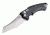 Hogue Ex-a05 4inch Folder Cpm154 Wharncliffe Blade Tumbled Finish - Black Aluminum Frame - 34500