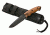 Hogue EX-F01 5 1/2in. Fixed Drop Point Blade A-2 Black Kote Wood Scales, Coco Bolo 35176