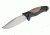 Hogue EX-F02 4.5in Fixed Clip Point Blade Tumbled Finish Auto Retention Sheath Black,Rubber OverMolded Frame Dark Earth 35273