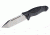 Hogue EX-F02 4.5in Fixed Tanto Blade Tumbled Finish Auto Retention Sheath Black,Rubber OverMolded Frame Black 35260