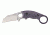 HOGUE EX-F03 Hawkbill Blade 2.25in. G10 G-Mascus Purple Scales 6.5in. OAL 2 Black Sheath Combo, Purple 35328