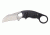 HOGUE EX-F03 Hawkbill Blade 2.25in. G10 Solid Black Scales 6.5in. OAL 2 Black Sheath Combo, Black 35329