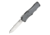 Hogue Exploit Automatic Folding Knife, 3.5in, CPM S30V Stainless Steel, Tanto Blade, Stone Tumbled, Matte Grey Aluminum Handle, 34042