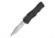 Hogue Exploit Automatic Folding Knife, 3.5in, CPM S30V Stainless Steel, Clip Point Blade, Stone Tumbled, Matte Black Aluminum Handle, 34050