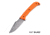 Hogue Extrak Fixed Blade Knife, 3.3 in, CPM M4, Clip Point Blade, Blaze Orange Handle, 35860