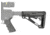 Hogue Grooved Beavertail Grip &amp; Collapsible Buttstock Kit, AR-15/M16, Commercial Buffer Tube, Slate Grey, Universal, 15555