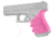 Hogue HandAll Beavertail Grip Sleeve, Glock 19 Gen3/4, Pink, 17047