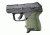 Hogue HandAll BGS Ruger LCP II OD Grn, OD Green 18121