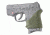 Hogue HandAll BGS Smith and Wesson Bodyguard/Taurus TCP and Spectrum, OD Green, 18501