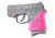 Hogue HandAll BGS Smith and Wesson Bodyguard/Taurus TCP and Spectrum, Pink, 18507