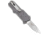 Hogue HK Micro Incursion Automatic Folding Knife, 1.95in, 154CM Stainless Steel, Out the Front Automatic Clip Point Blade, Tumbled Finish, Matte Grey, 54032-EXLKRL