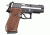 Hogue Handgun Grip, Kingwood American Model Checkered - SIG Sauer P220 - 20611