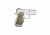 Hogue Kimber Micro 9 Ambidextrous Safety Rubber Grip with Finger Grooves, Flat Dark Earth, 39083