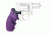 Hogue Laser Enhanced Grip, Smith and Wesson J Frame Round Butt Rubber Monogrip, Purple, 60086