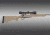 Hogue Mauser 98 Military and Sporter Actions Full Bed Rifle Scope, Flat Dark Earth 98302