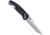 Hogue Mysto Folding Knife, 3.4in, CPM MagnaCut Stainless Steel, Clip Point, Blue Richlite Handle, 24456