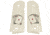 Hogue Officers Model Scrimshaw Ivory Polymer - Double Aces 43033