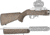 Hogue Ruger 10/22 Takedown Rubber OverMold Stock w/ STD Barrel Channel Ghillie Earth, 21940