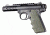 Hogue Ruger 22/45 MK IV Rubber Grip with Finger Grooves, OD Green 79081