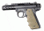 Hogue Ruger 22/45 MK IV Rubber Grip with Finger Grooves, Flat Dark Earth 79083