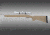 Hogue Ruger 77 MKII Pillar Bed Stock for Long Action Standard Barrel, Flat Dark Earth 77301