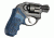 HOGUE Ruger LCR Enclosed Hammer Piranha Grip G10, G-Mascus Blue Lava 78638